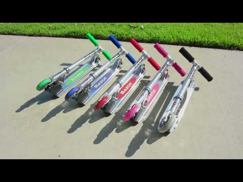 Razor A Kick Scooter Ride Video