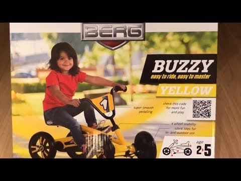 Go Kart For Kids Berg Buzzy Yellow Toy | Unboxing & Construction
