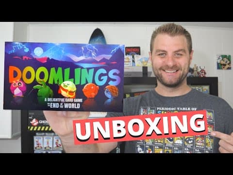 Doomlings Board Game Unboxing