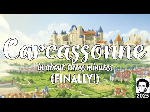 Carcassonne in about 3 minutes