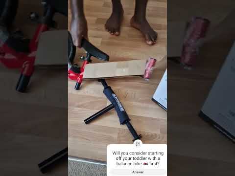 Unbox with me - Strider balance bike 12 inch Sports model (Red)