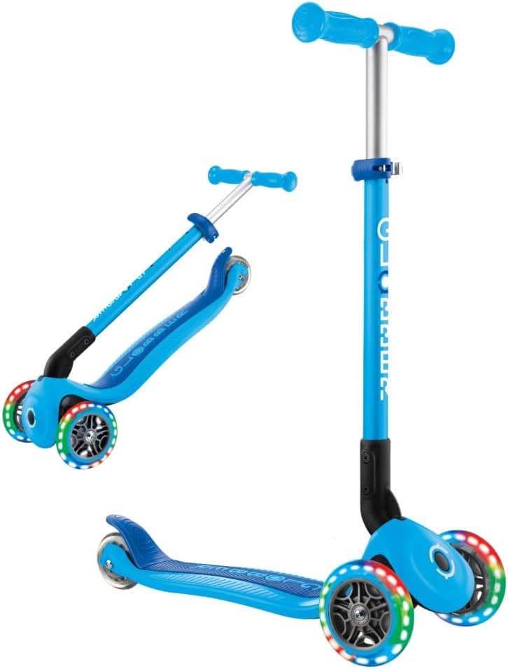 Globber Primo Foldable Scooter with Light Up Wheels
